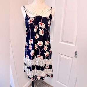 Red flower dress 🇺🇸❤️